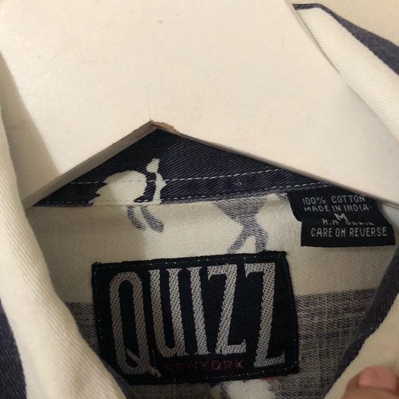 VTG Quizz New York oversized southwestern shirt M - Picture 7 of 11